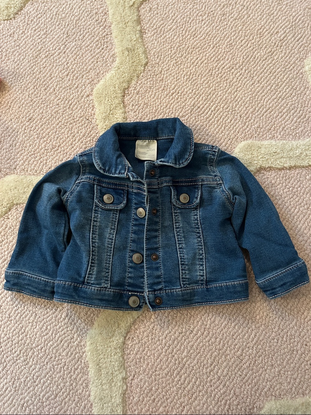 First Impressions Dark Blue Kids Denim Jacket